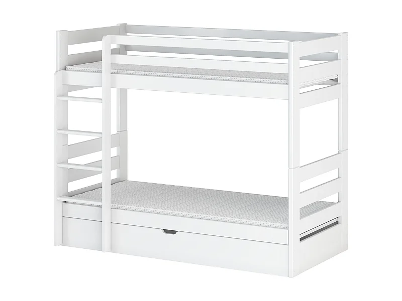 Letto a castello AYA BB005 90x200 cm Bianco