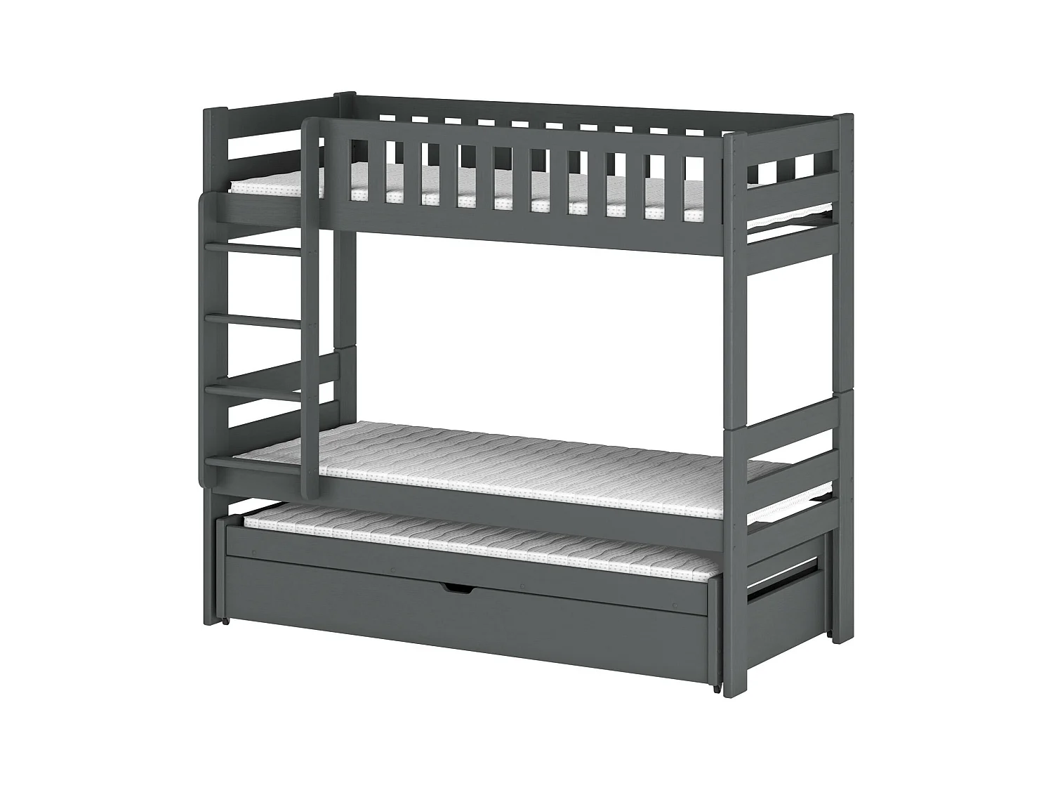 Stapelbed HARVEY BB002 80x180 cm Grafiet