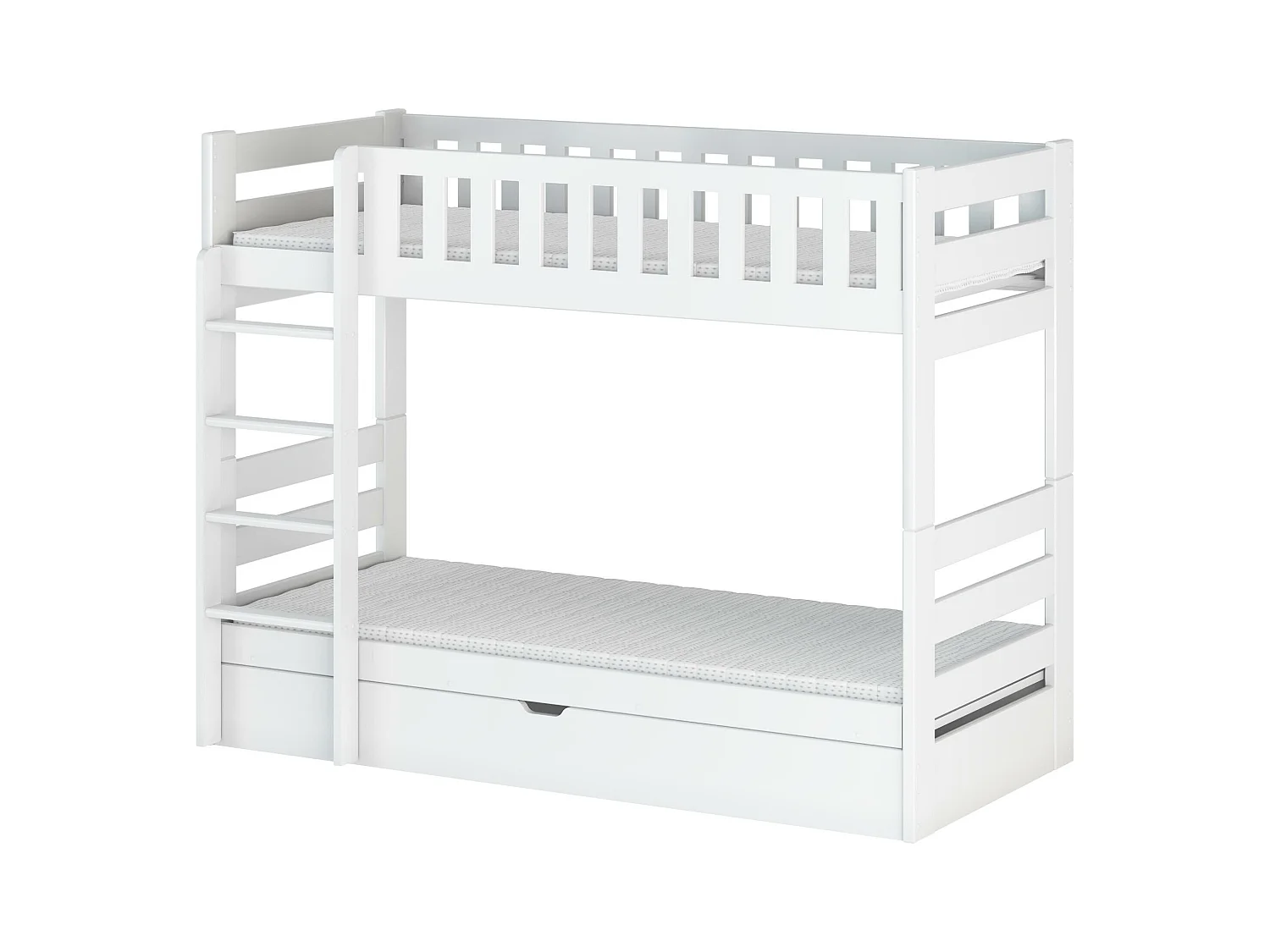 Lits superposés FOCUS BB003 80x200 cm Blanc