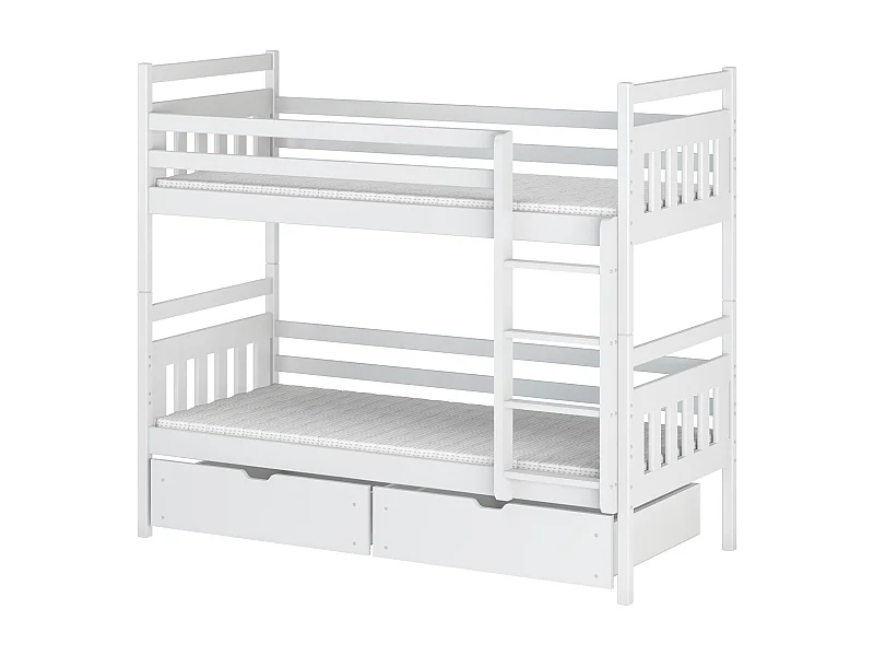 Stapelbed ADAS BB002 80x180 cm Wit