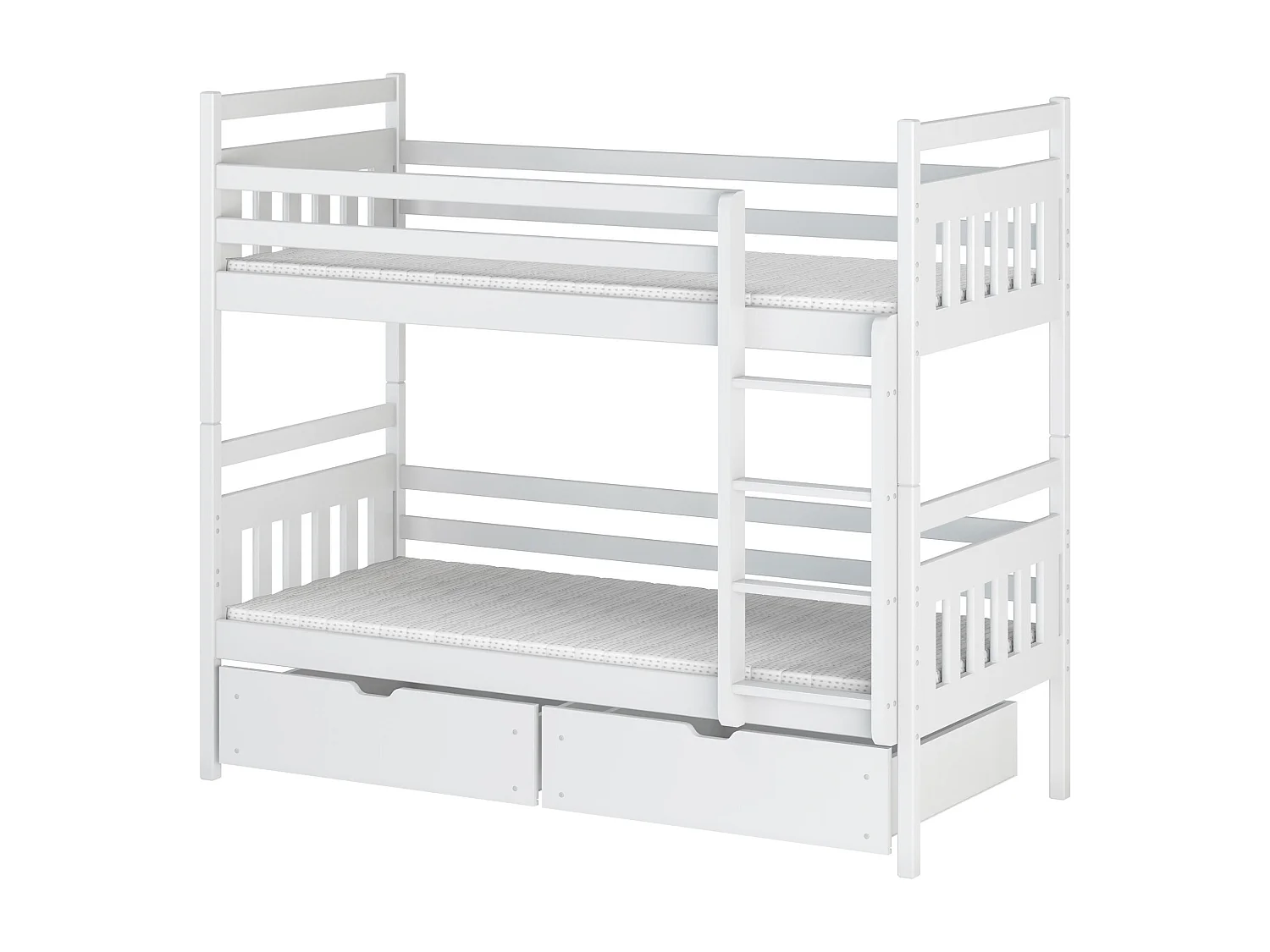 Etagenbett ADAS BB002 80x180 cm Weiß