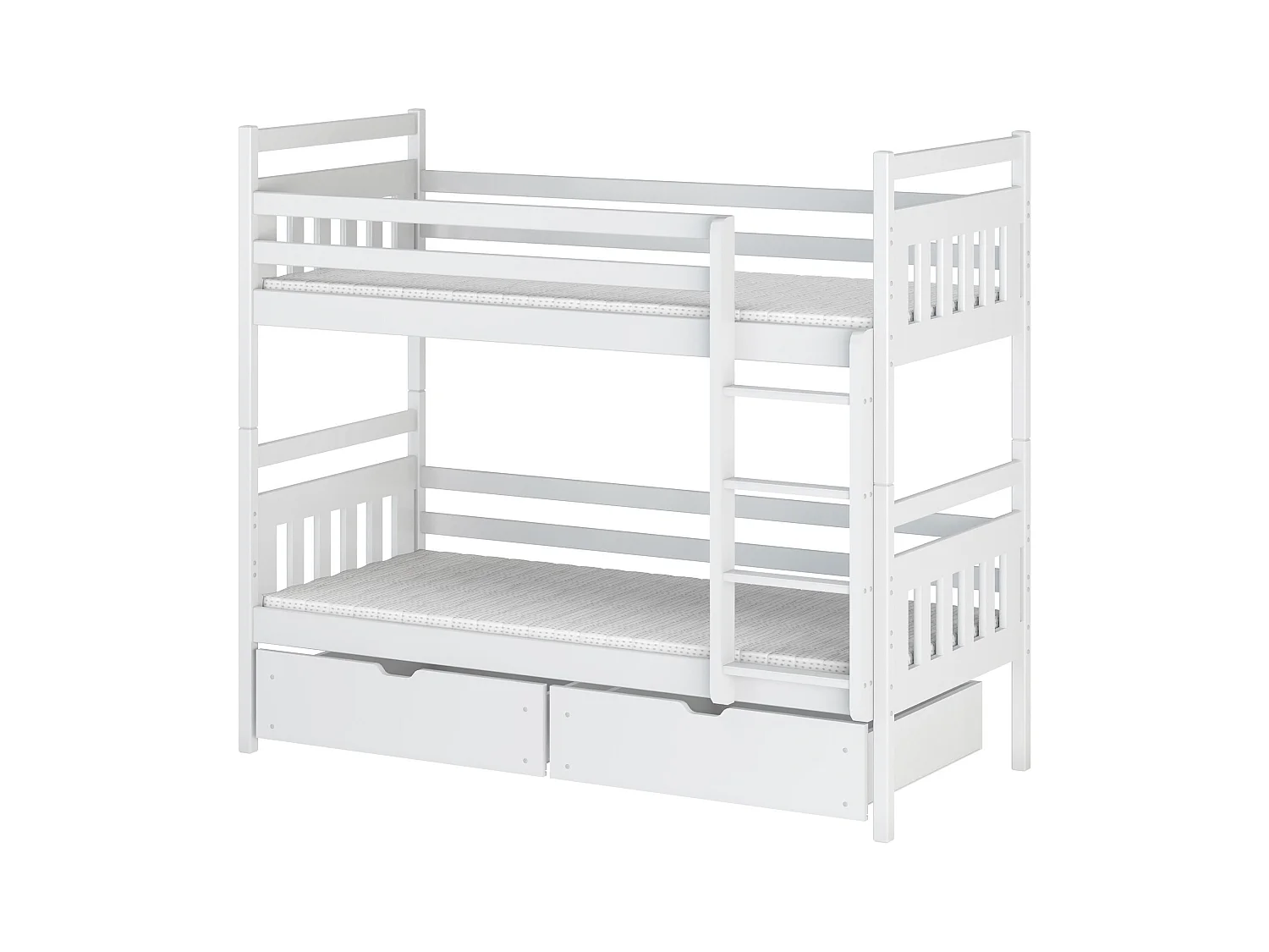 Stapelbed ADAS BB002 80x180 cm Wit