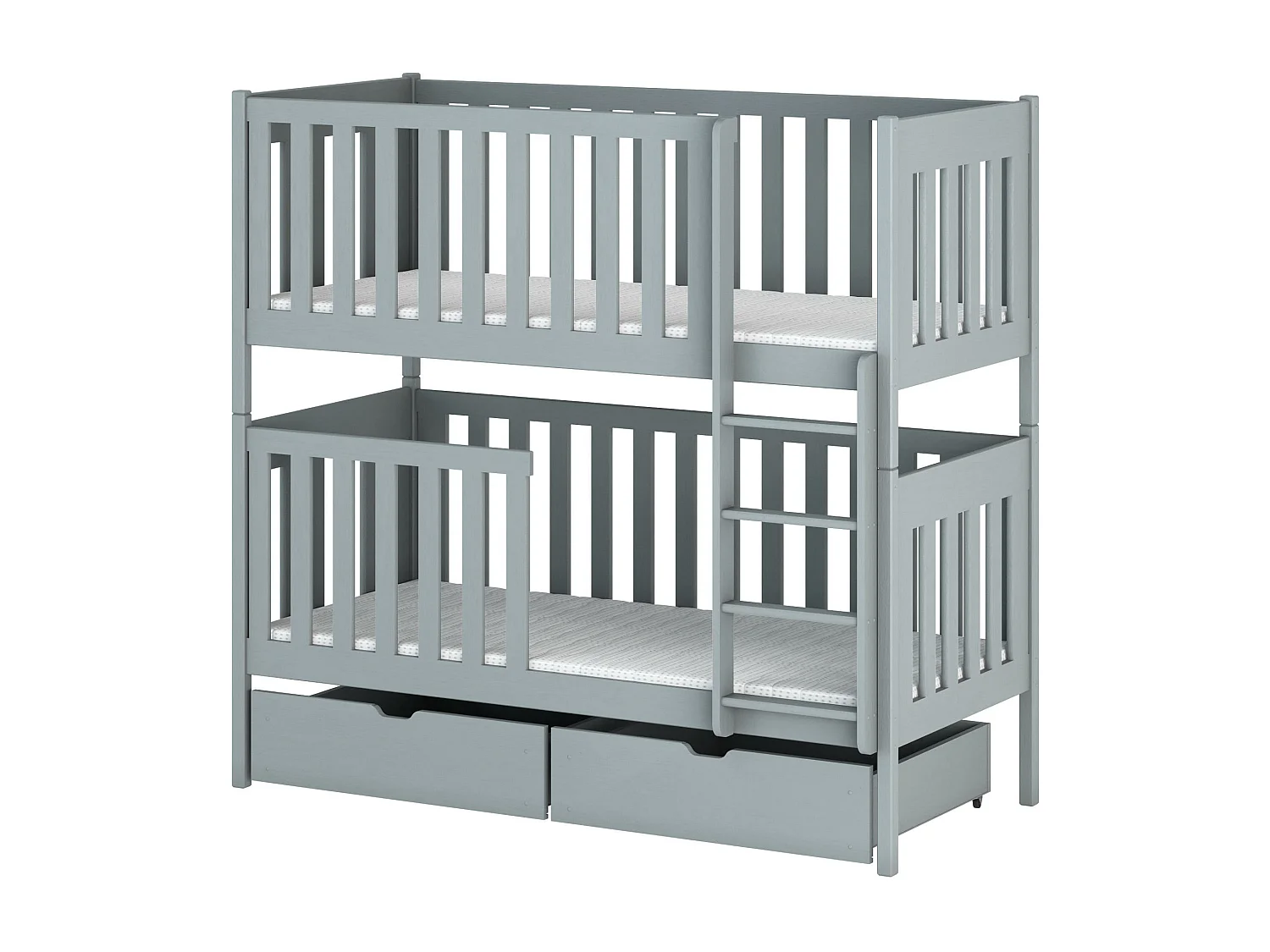 Lits superposés DAWID BB004 90x190 cm Gris