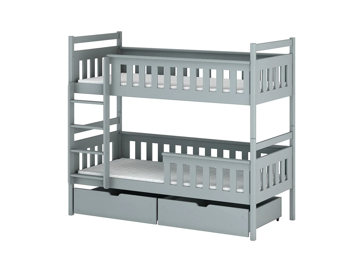 Lits superposés TEZO BB001 80x160 cm Gris