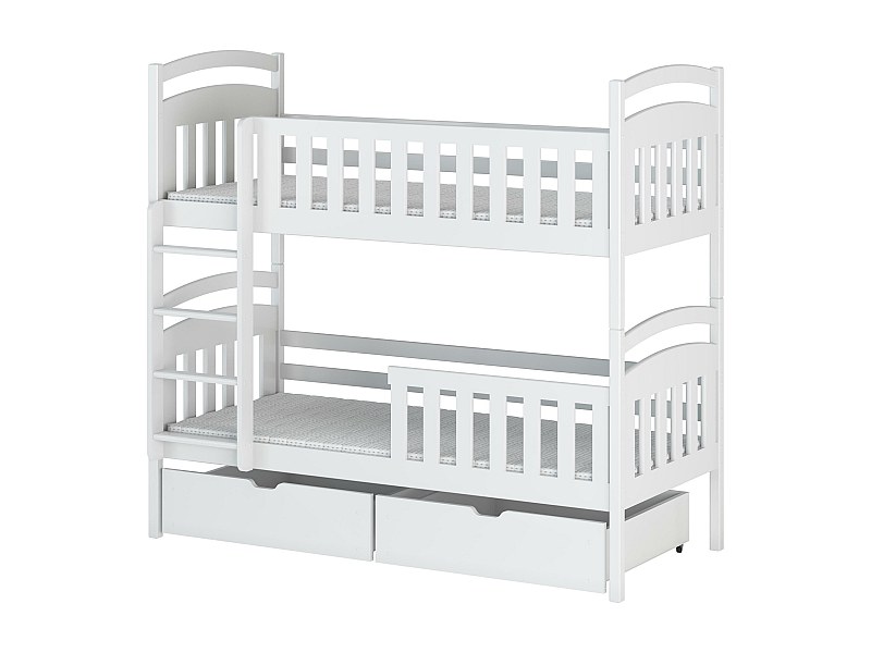Lits superposés SEBUS BB002 80x180 cm Blanc