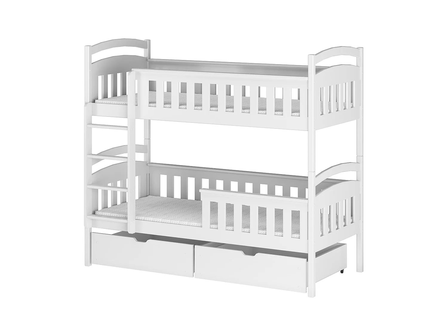 Lits superposés HARRY BB001 80x160 cm Blanc