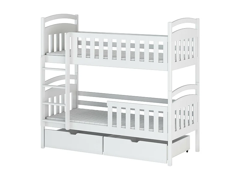 Stapelbed SEBUS BB013 80x170 cm Wit