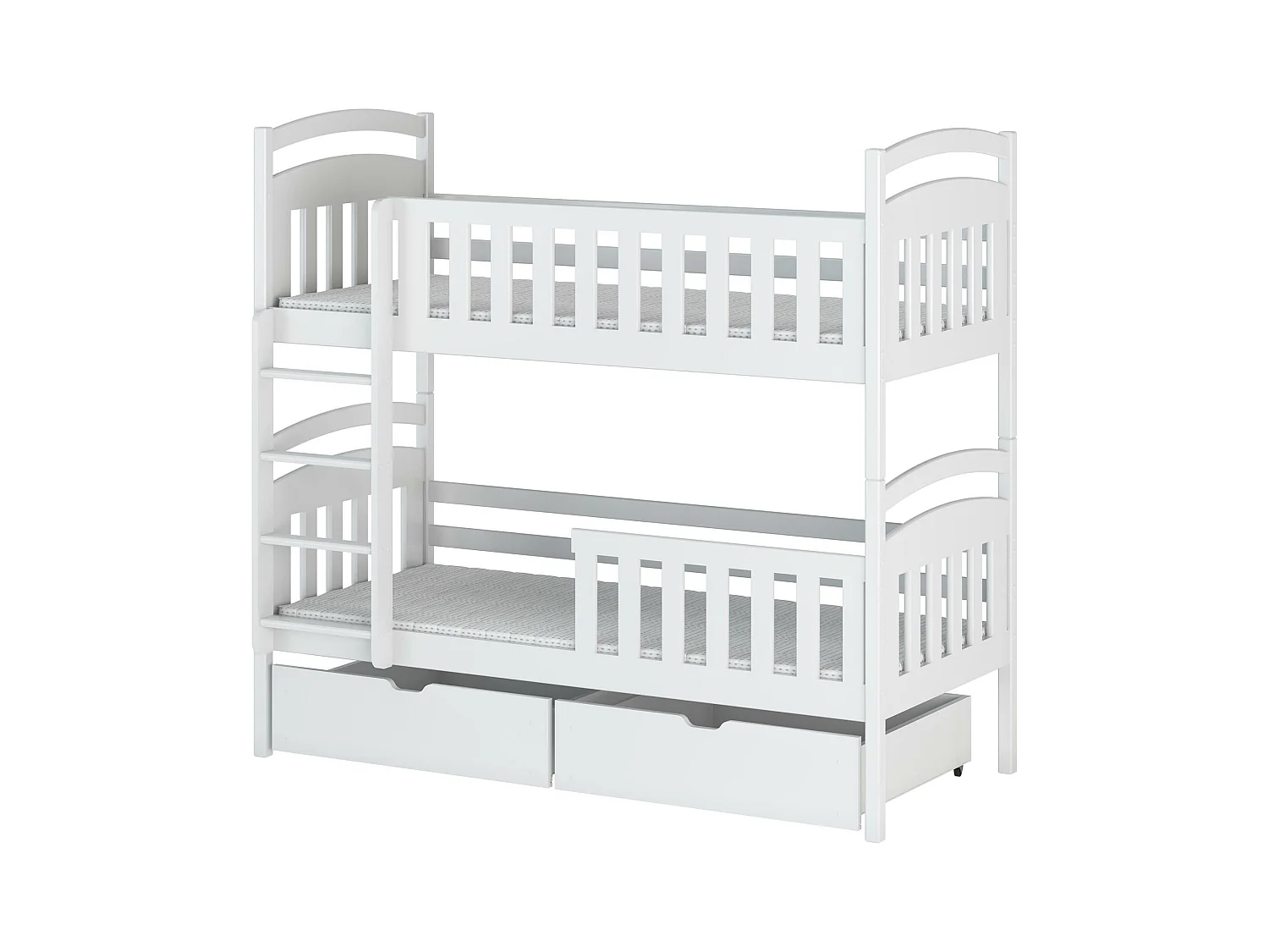Lits superposés SEBUS BB013 80x170 cm Blanc