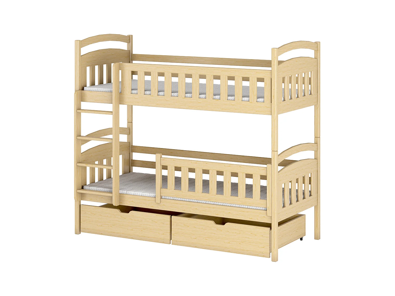 Stapelbed IGNAS BB012 90x180 cm Beige