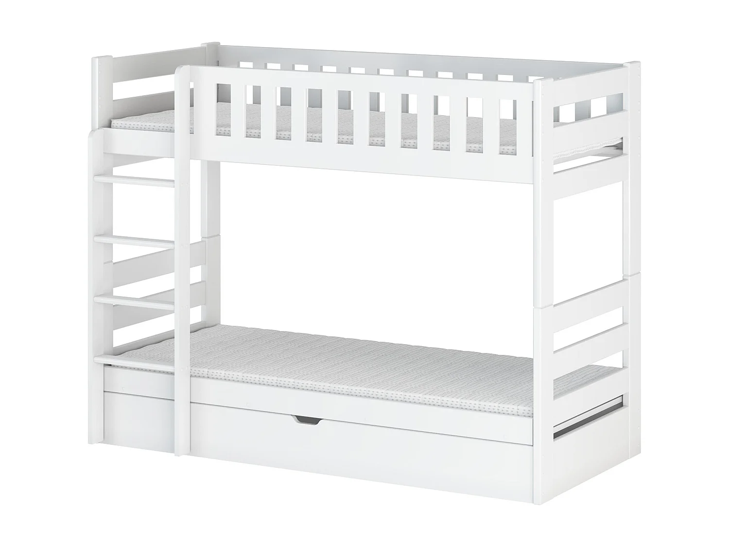 Lits superposés FOCUS BB002 80x180 cm Blanc