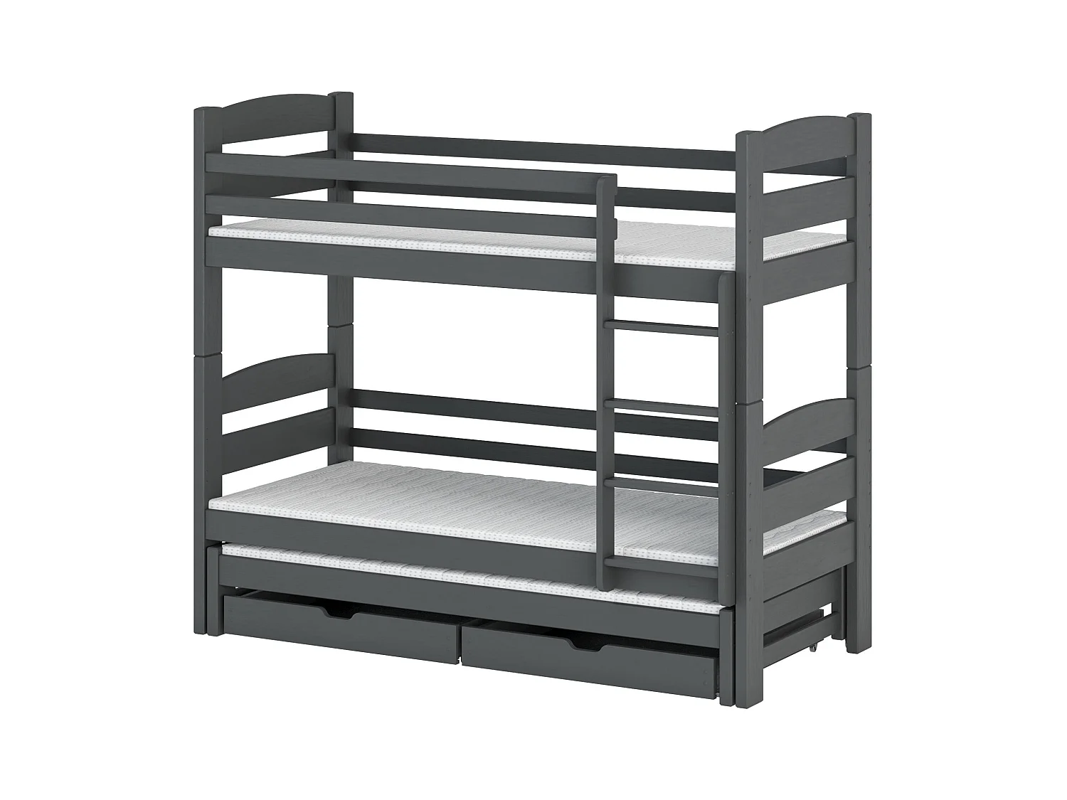 Stapelbed CEZAR BB005 90x200 cm Grafiet