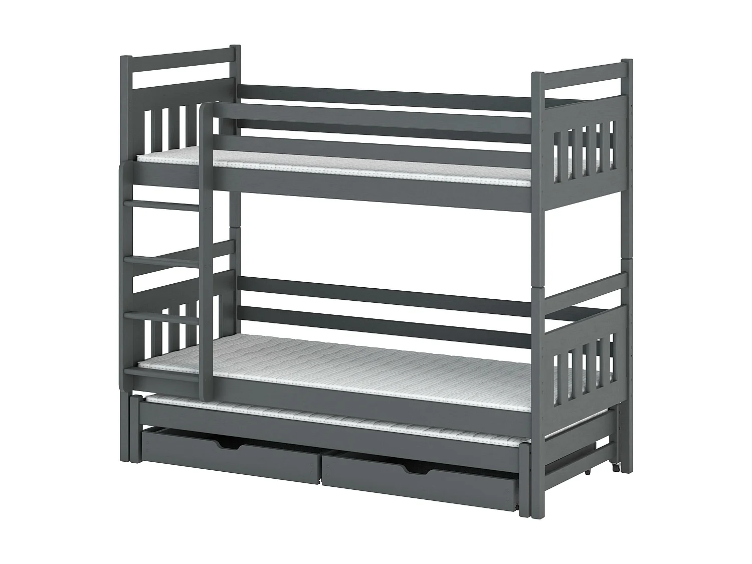 Stapelbed SEWERYN BB004 90x190 cm Grafiet