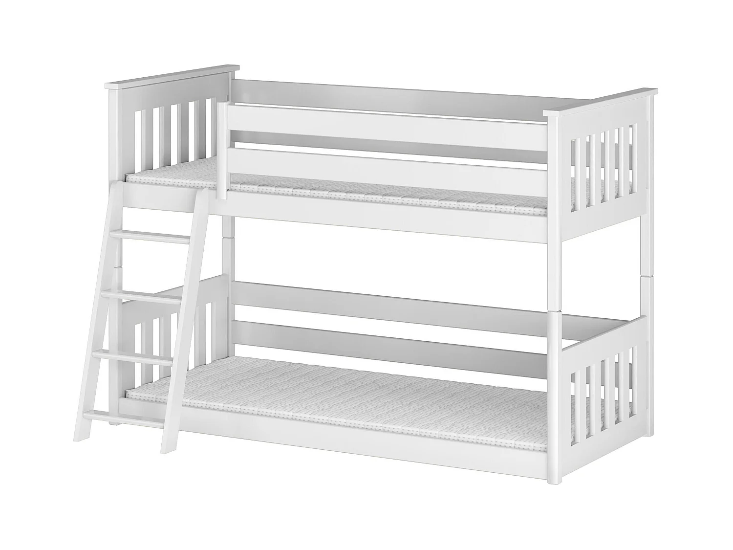 Stapelbed KEVIN BB012 90x180 cm Wit