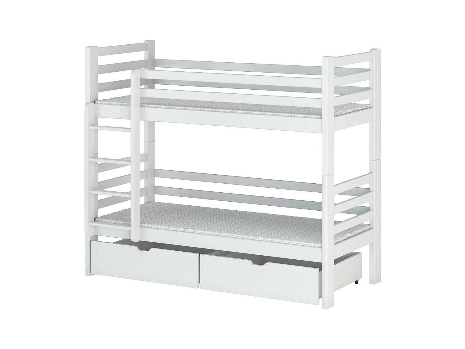 Lits superposés PATRYK BB001 80x160 cm Blanc
