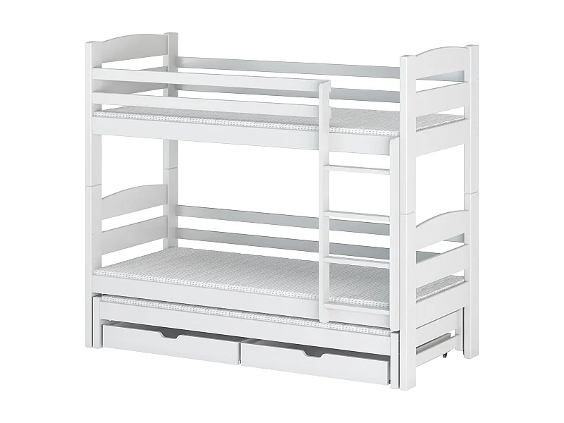 Lits superposés CEZAR BB002 80x180 cm Blanc