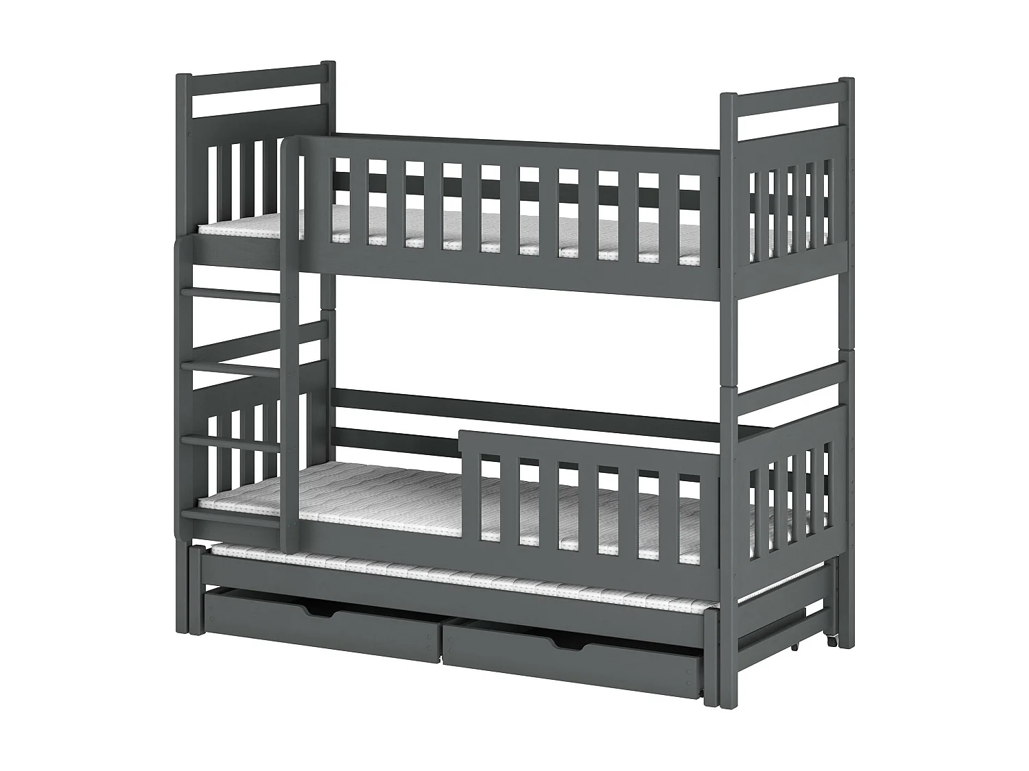 Lits superposés KLARA BB005 90x200 cm Graphite