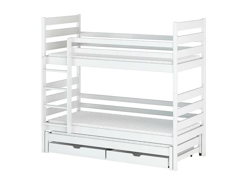 Etagenbett TOMI BB001 80x160 cm Weiß