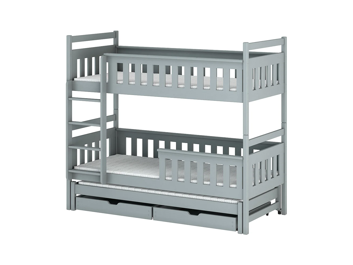 Lits superposés LEA BB014 80x190 cm Gris