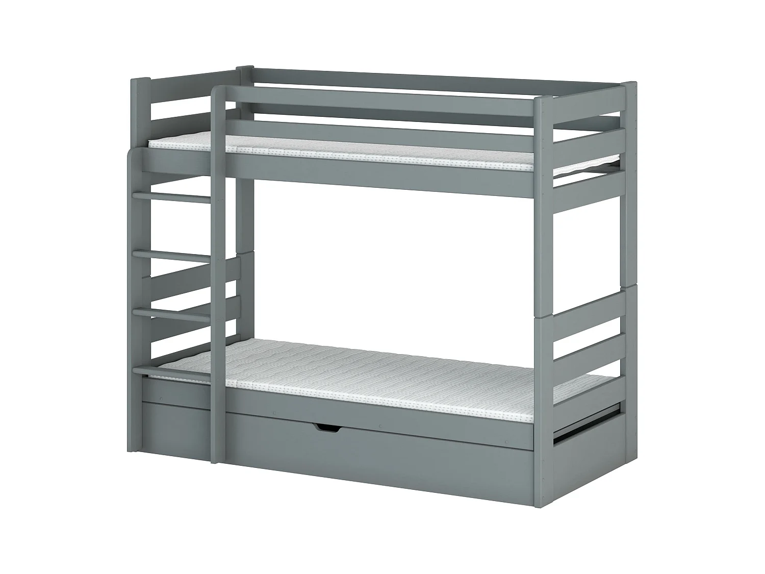 Lits superposés AYA BB003 80x200 cm Gris