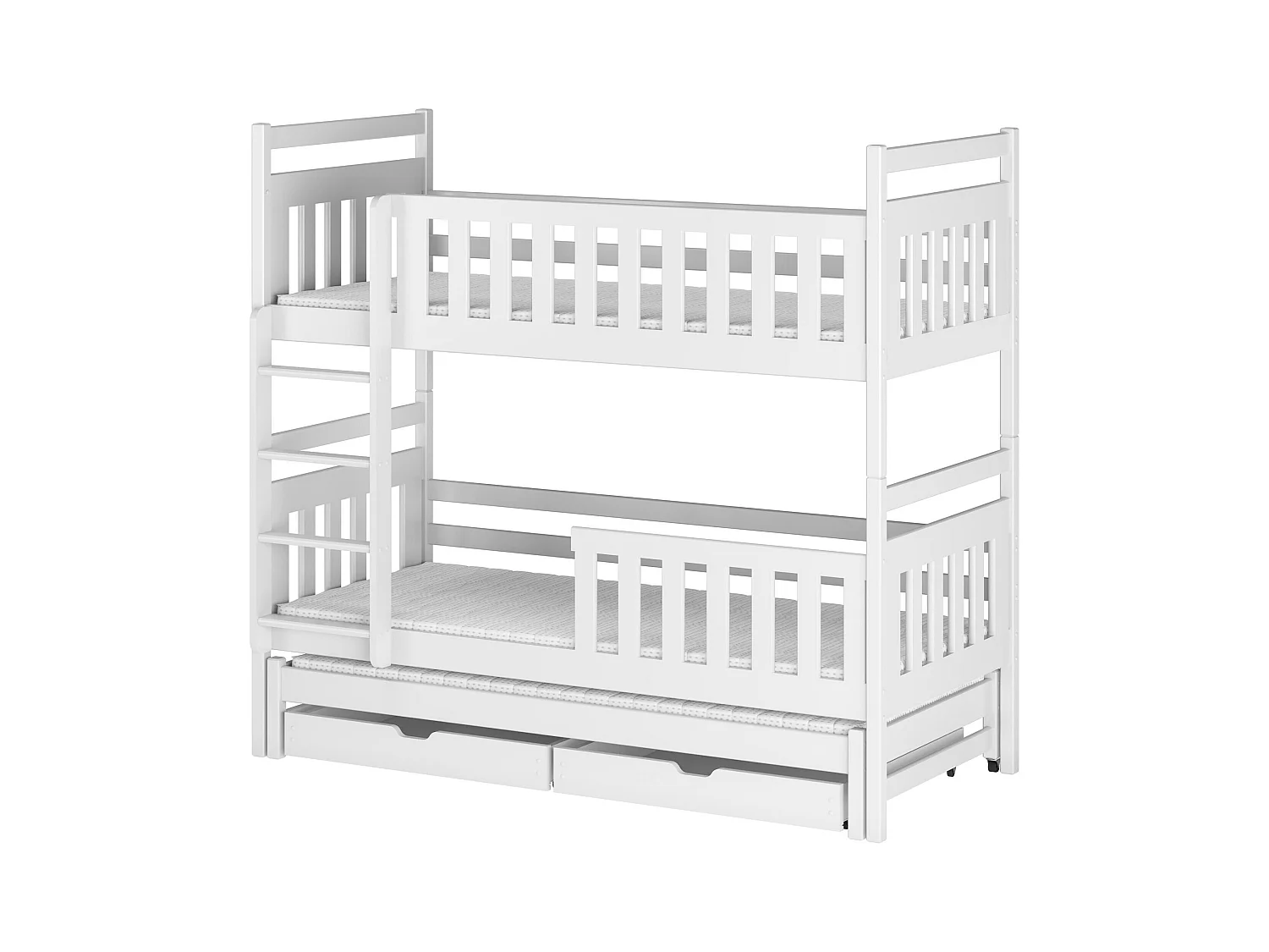 Lits superposés KLARA BB014 80x190 cm Blanc