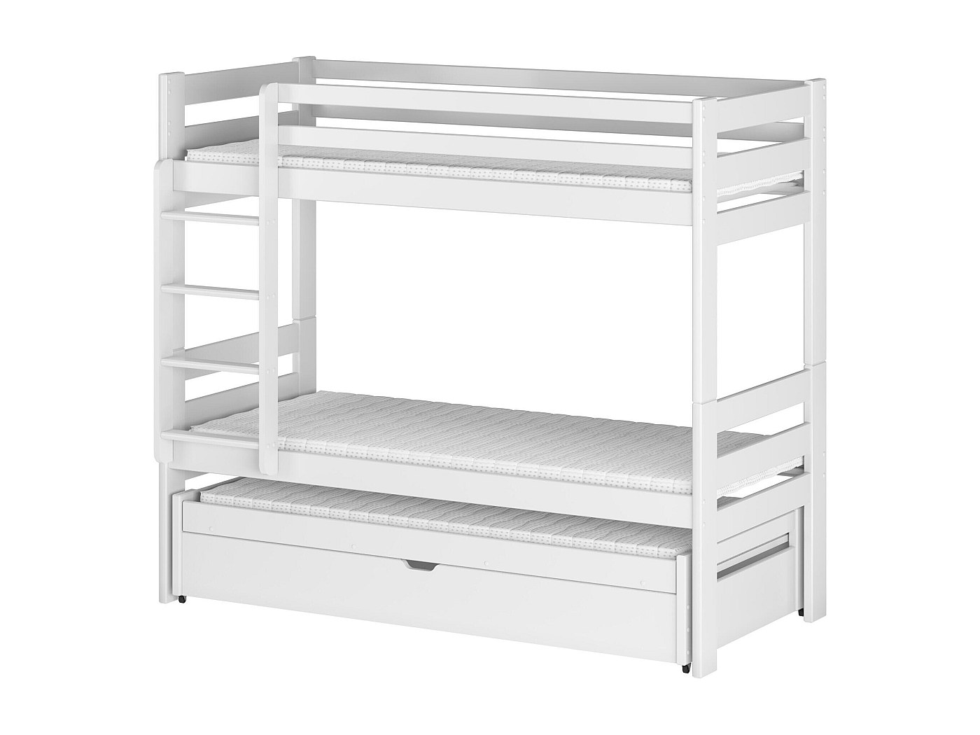 Lits superposés LESSI BB005 90x200 cm Blanc