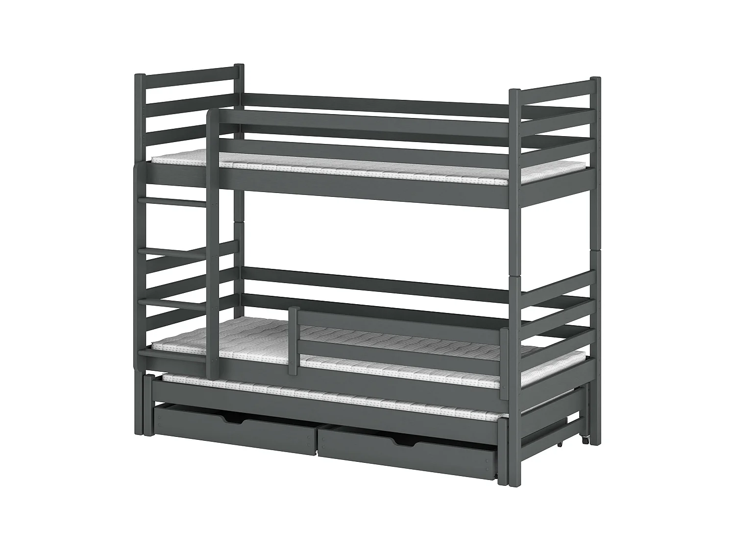 Stapelbed LUK BB002 80x180 cm Grafiet