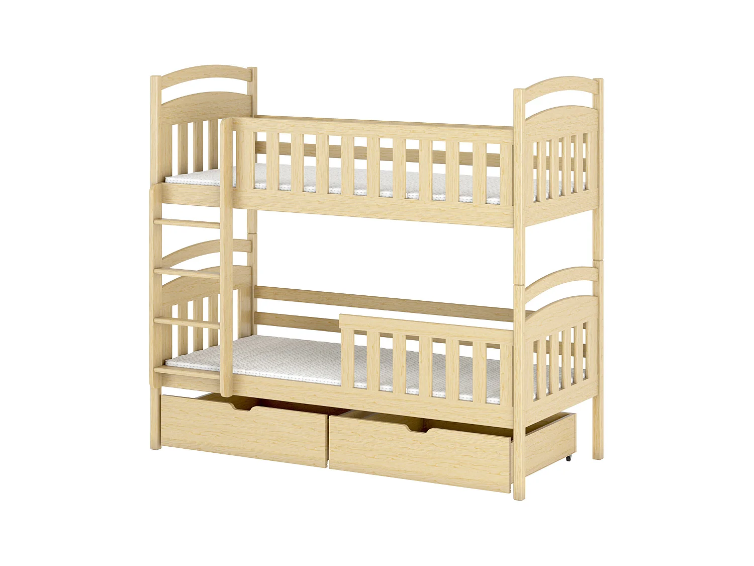 Lits superposés SEBUS BB014 80x190 cm Beige