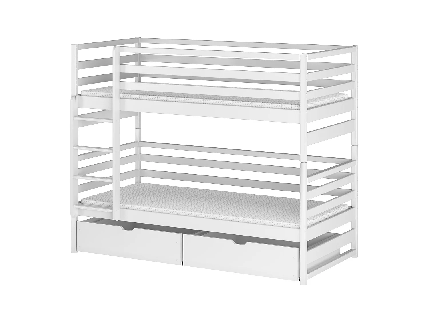 Lits superposés LOFT BB001 80x160 cm Blanc