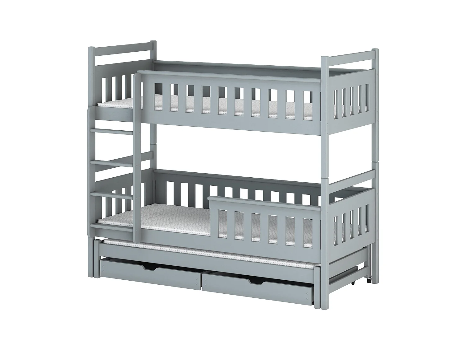 Lits superposés KORS BB014 80x190 cm Gris