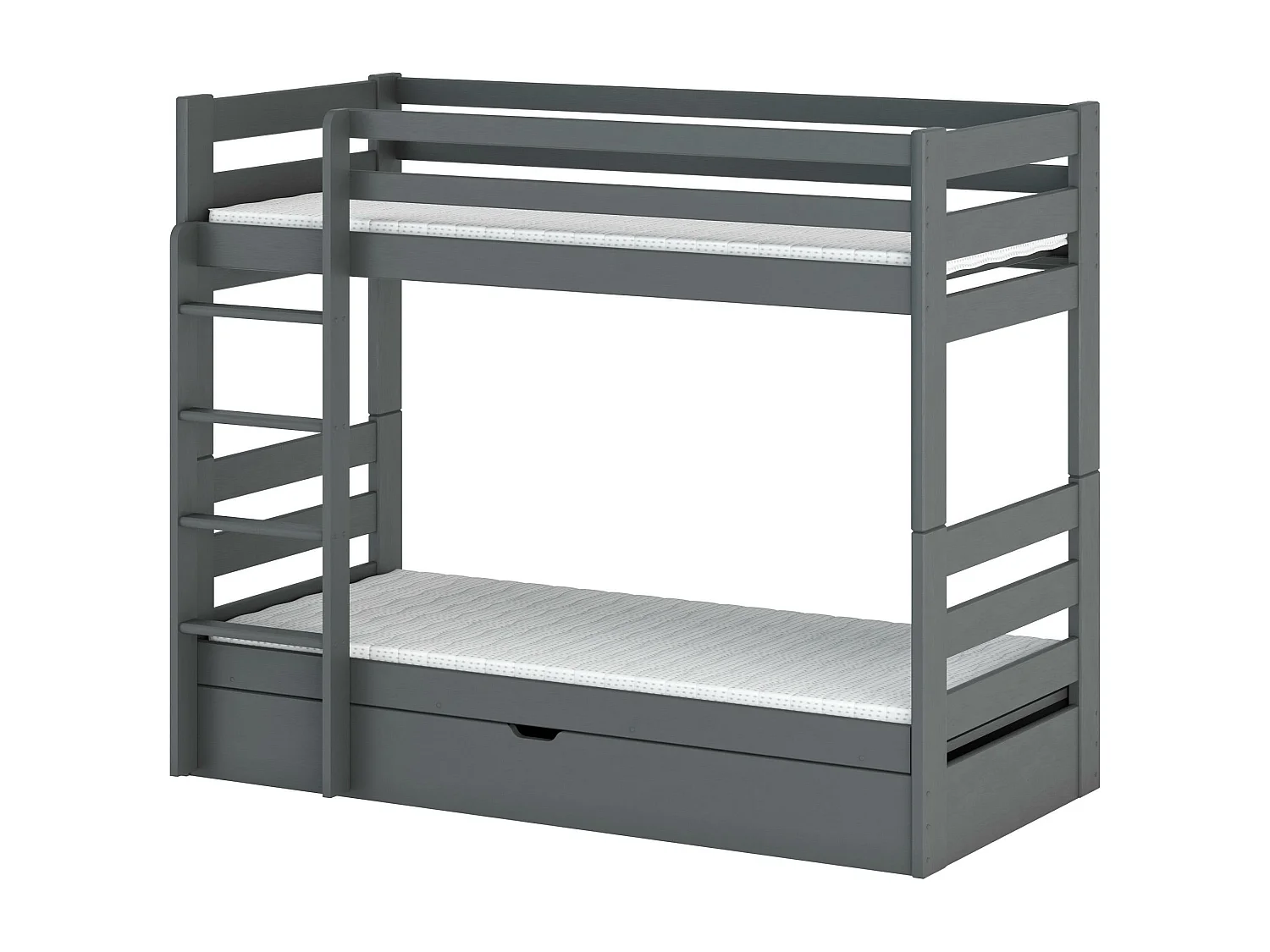 Letto a castello AYA BB002 80x180 cm Grafite