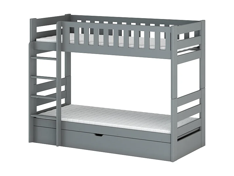 Lits superposés FOCUS BB002 80x180 cm Gris