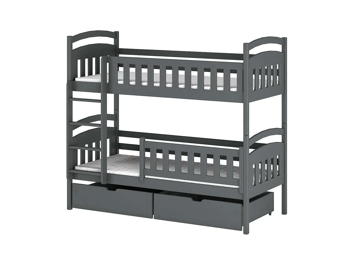Lits superposés IGNAS BB005 90x200 cm Gris