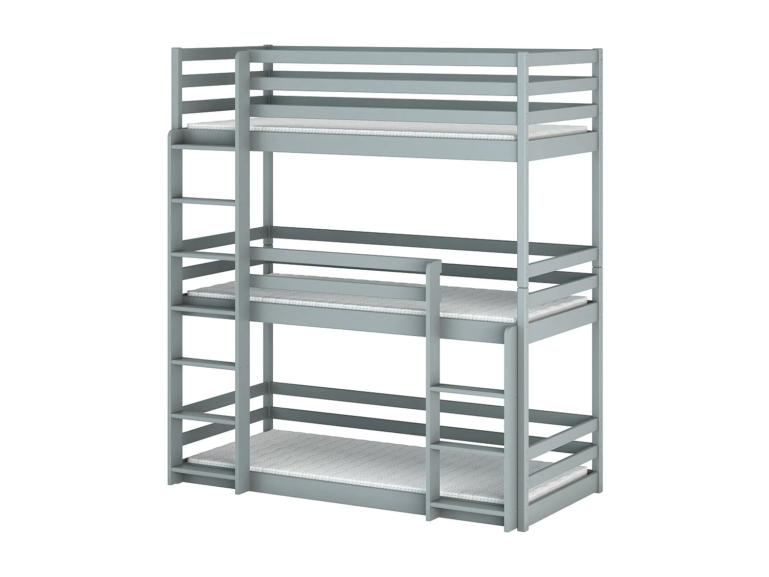 Stapelbed TED BB005 90x200 cm Grijs