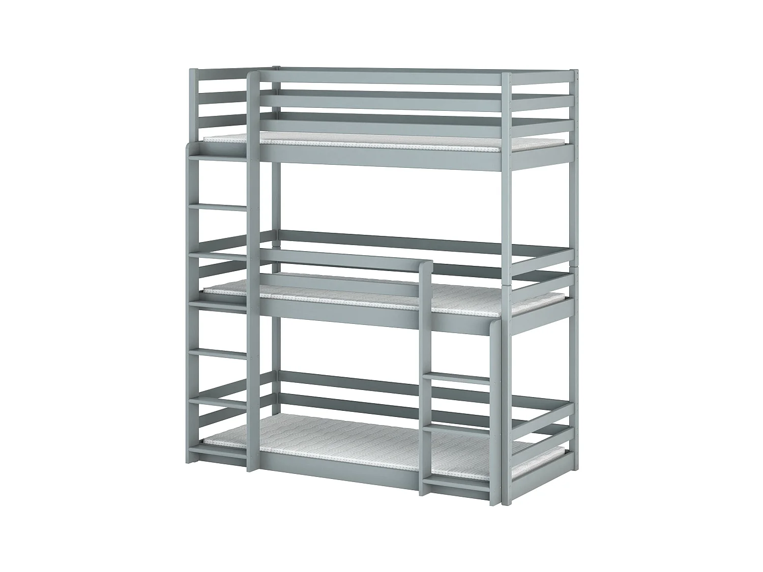 Lits superposés TED BB005 90x200 cm Gris