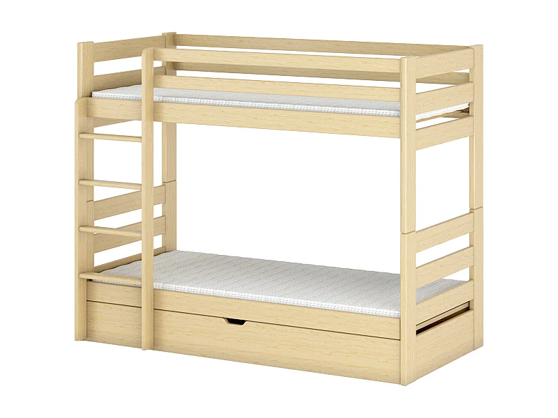 Letto a castello AYA BB005 90x200 cm Beige