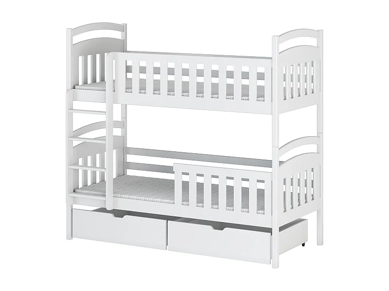 Etagenbett SEBUS BB012 90x180 cm Weiß