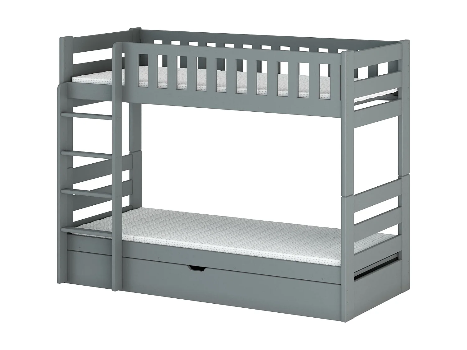 Stapelbed FOCUS BB004 90x190 cm Grijs