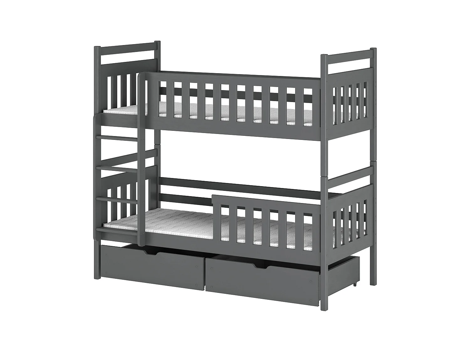 Stapelbed MONIKA BB014 80x190 cm Grafiet