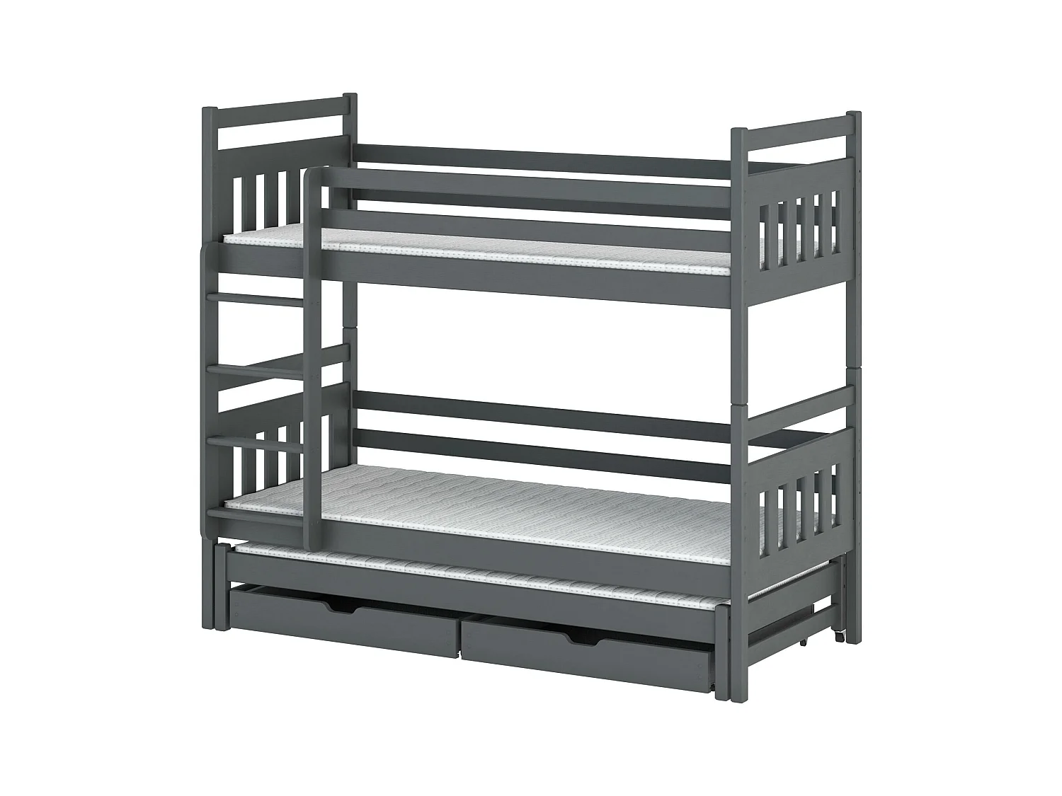 Stapelbed SEWERYN BB003 80x200 cm Grafiet