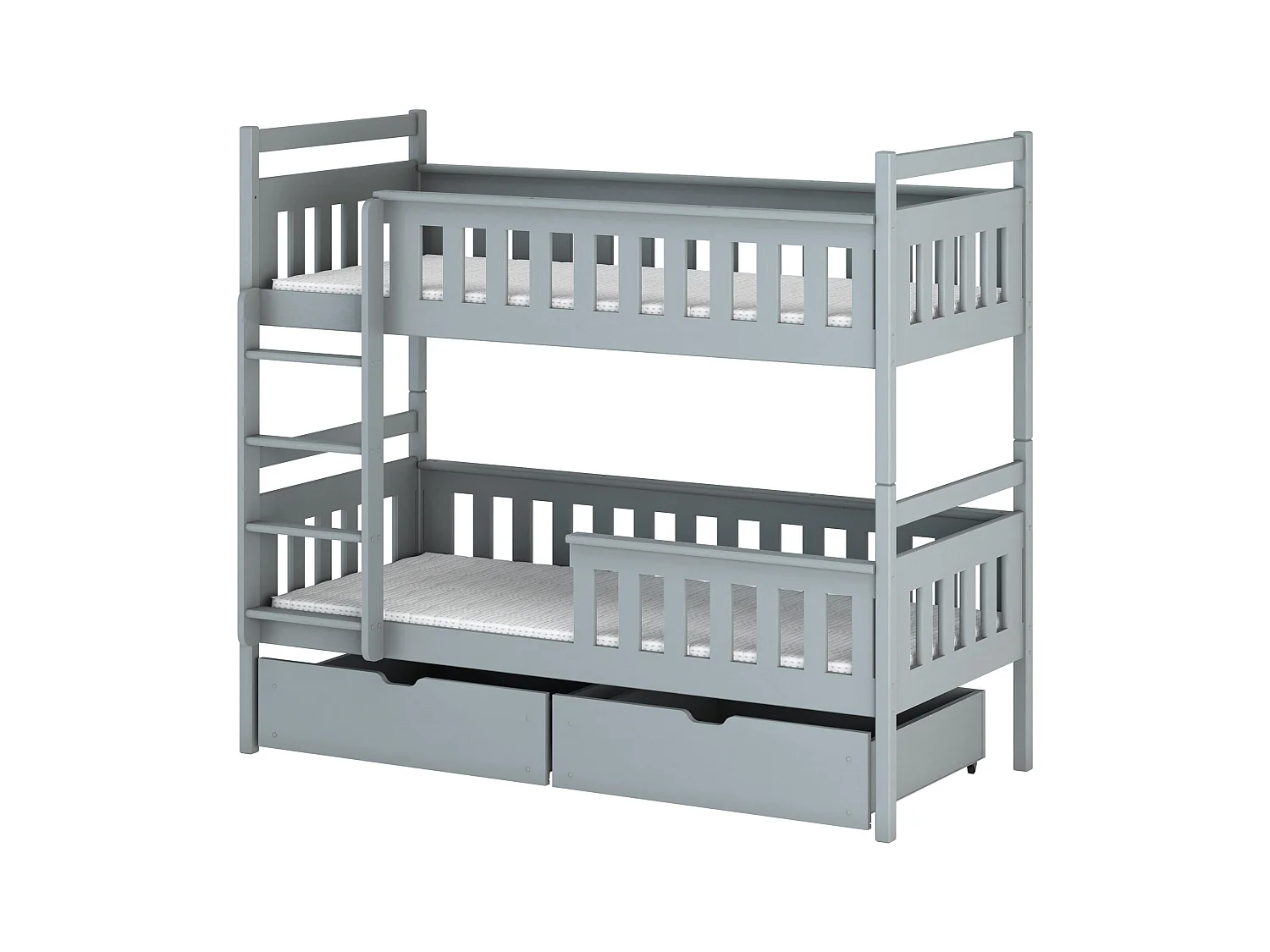Stapelbed TEZO BB004 90x190 cm Grijs