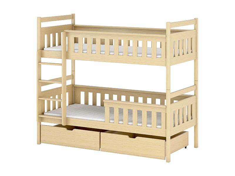 Etagenbett TEZO BB001 80x160 cm Beige