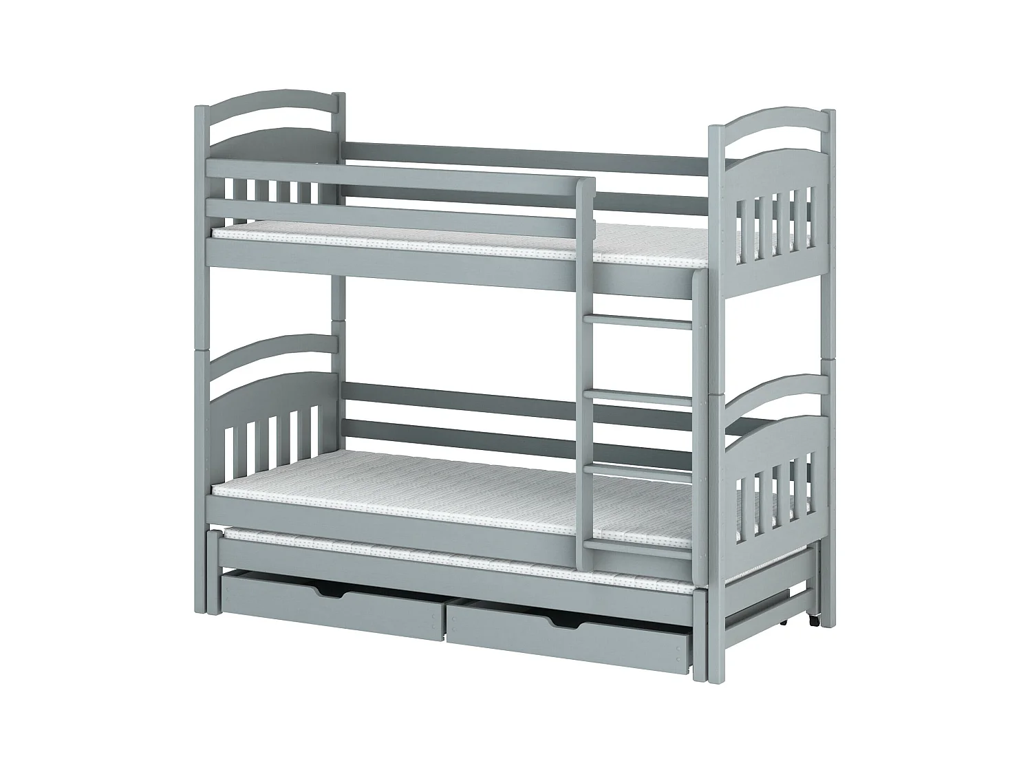 Lits superposés ALAN BB014 80x190 cm Gris