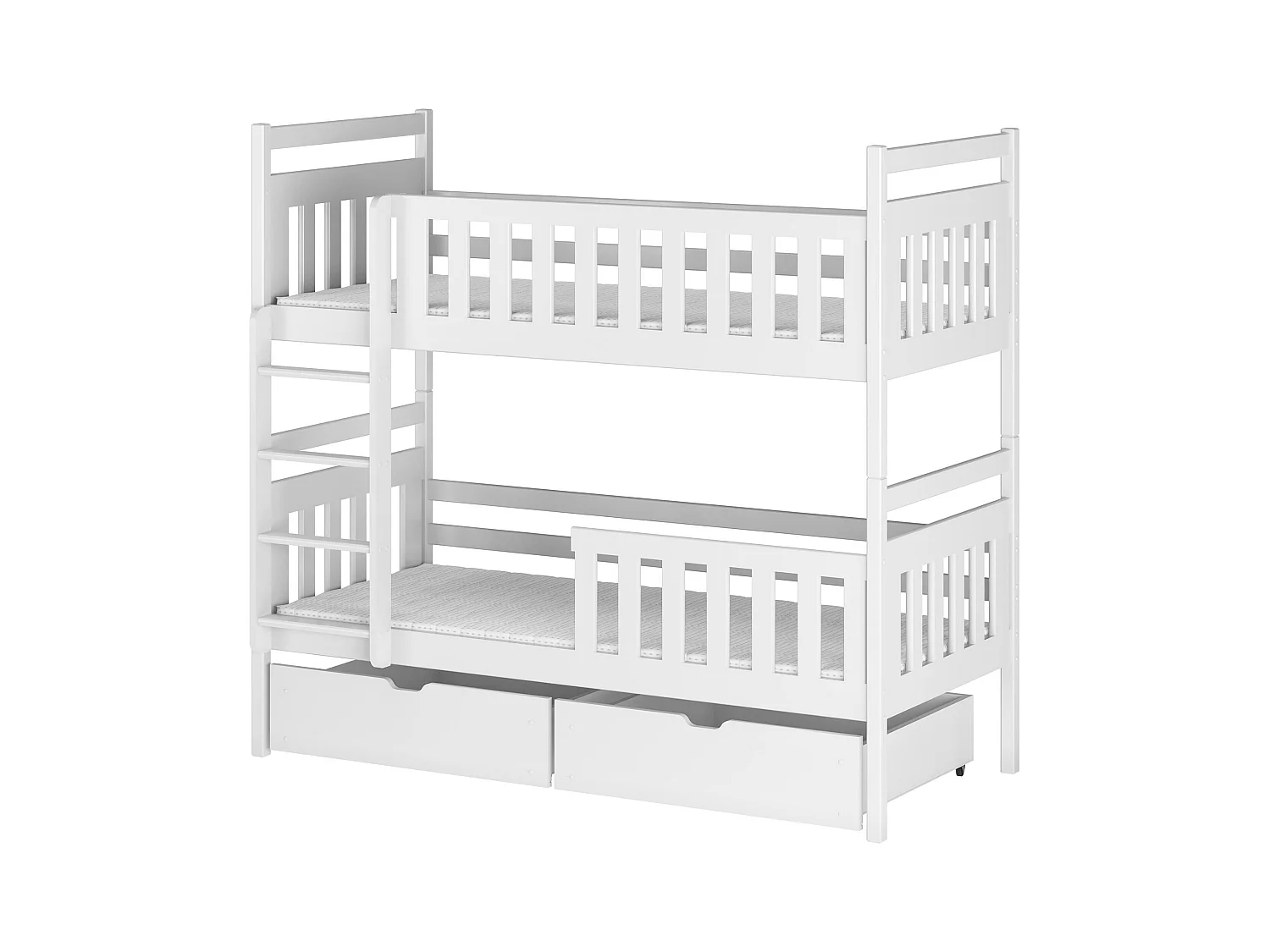 Lits superposés MONIKA BB001 80x160 cm Blanc