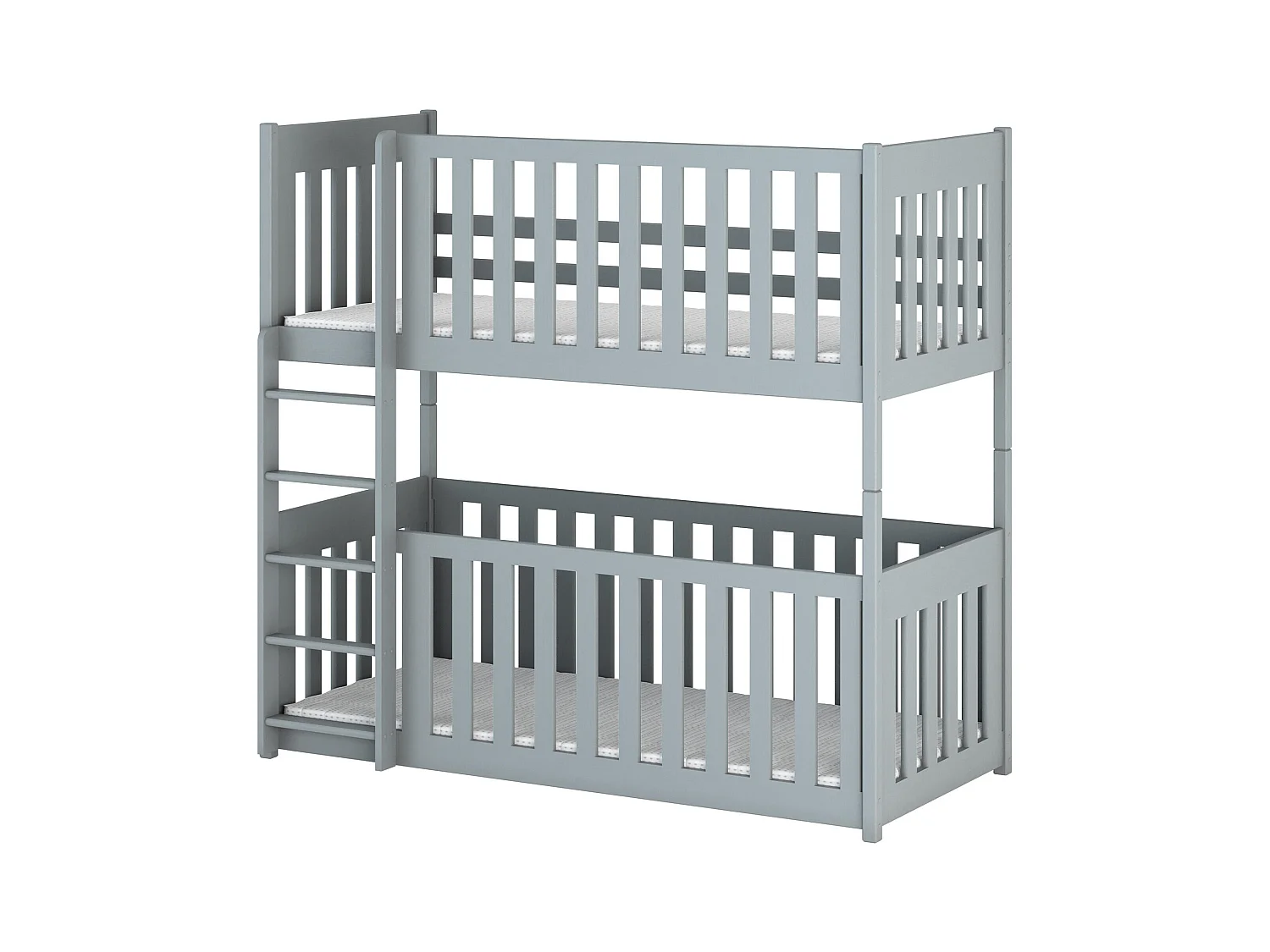 Letto a castello KONRAD BB004 90x190 cm Grigio