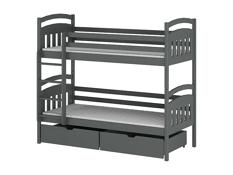 Litera GABI BB005 90x200 cm Grafito