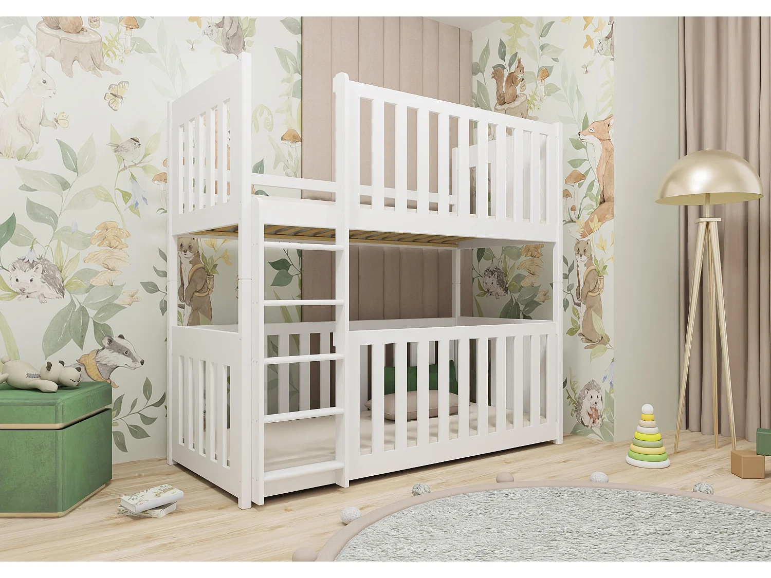 Beliche KONRAD BB005 90x200 cm Branco