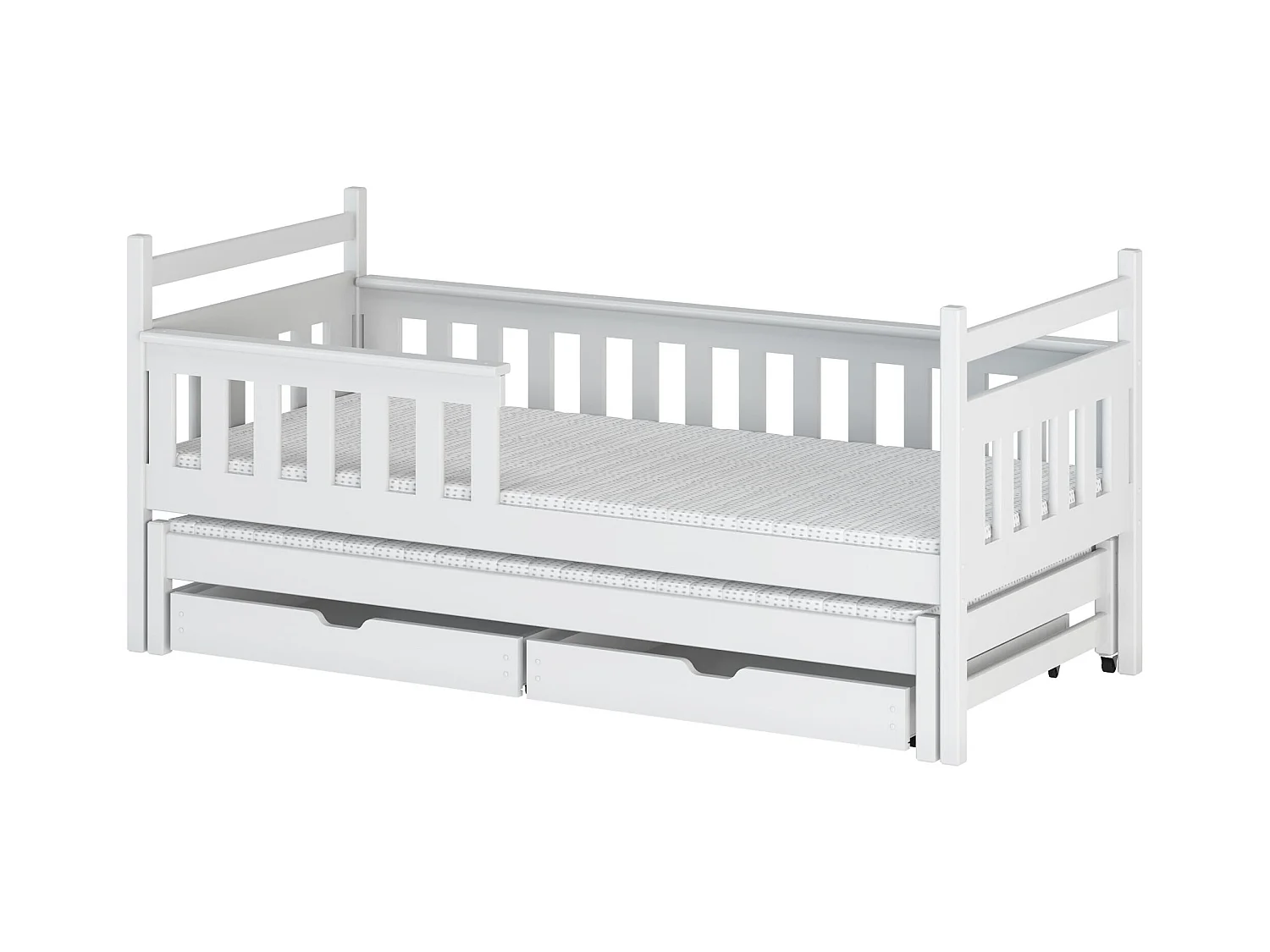 Lits superposés MINI BB014 80x190 cm Blanc
