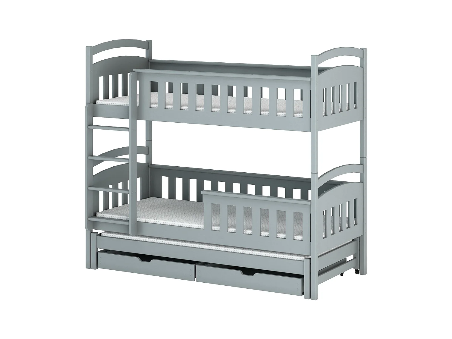 Lits superposés HARRIET BB014 80x190 cm Gris