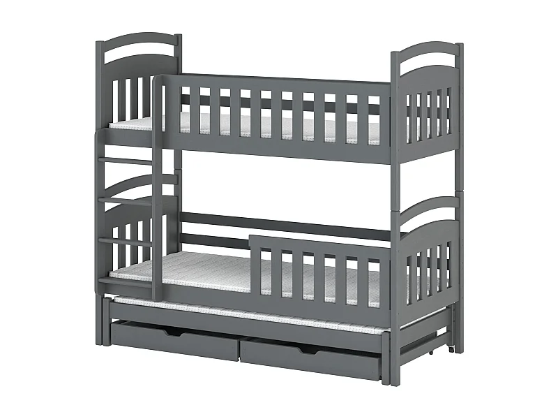 Etagenbett VIKI BB014 80x190 cm Graphit