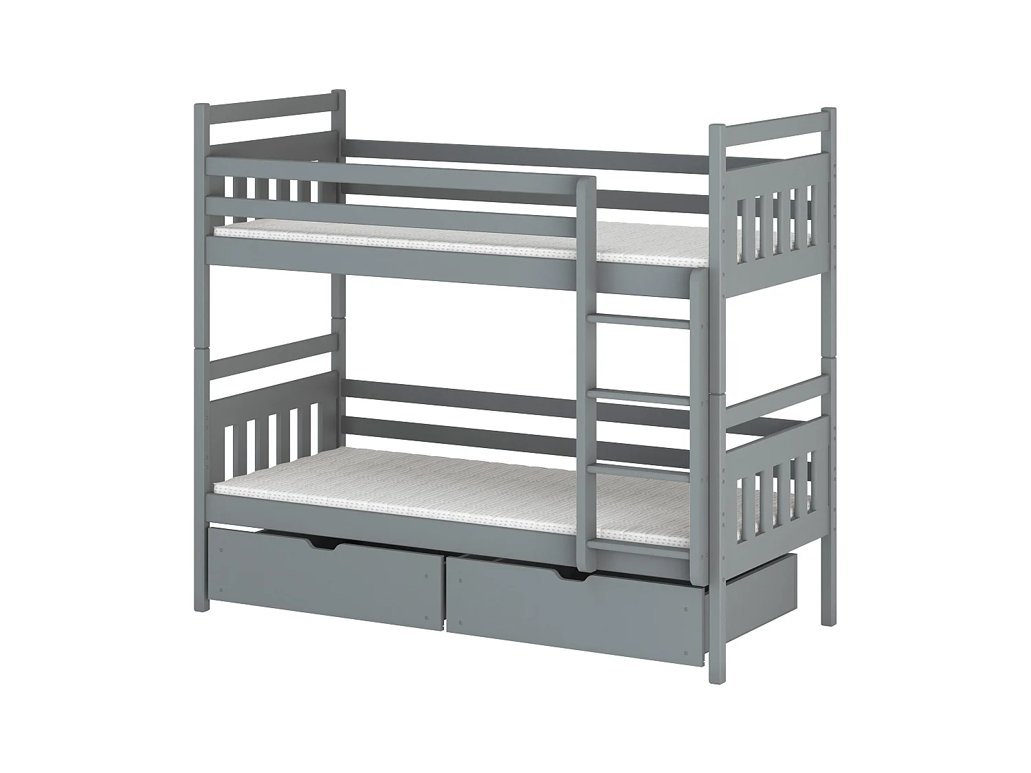 Lits superposés ADAS BB014 80x190 cm Gris
